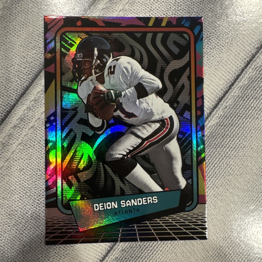 2026 Panini 90s Pop Culture Deion Sanders #32 Falcons Holo